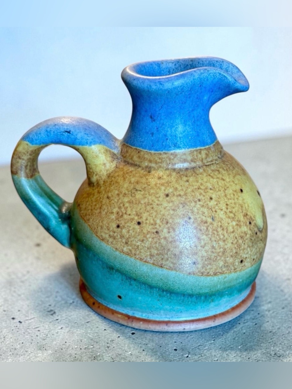 Handmade | Beautiful Pottery | Micro Mini Jug| Cruet | 3.5”